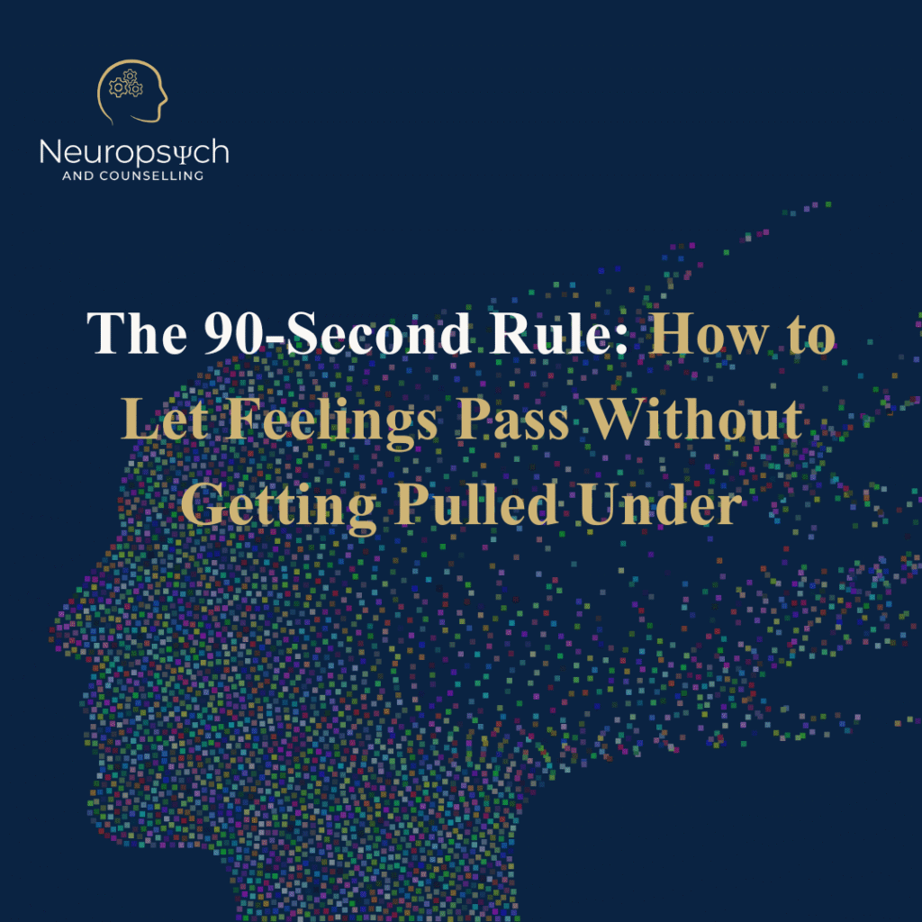 Calgary Psychologist Talking About The 90-Second Rule Calgary Psychologist Talking About The 90-Second Rule
