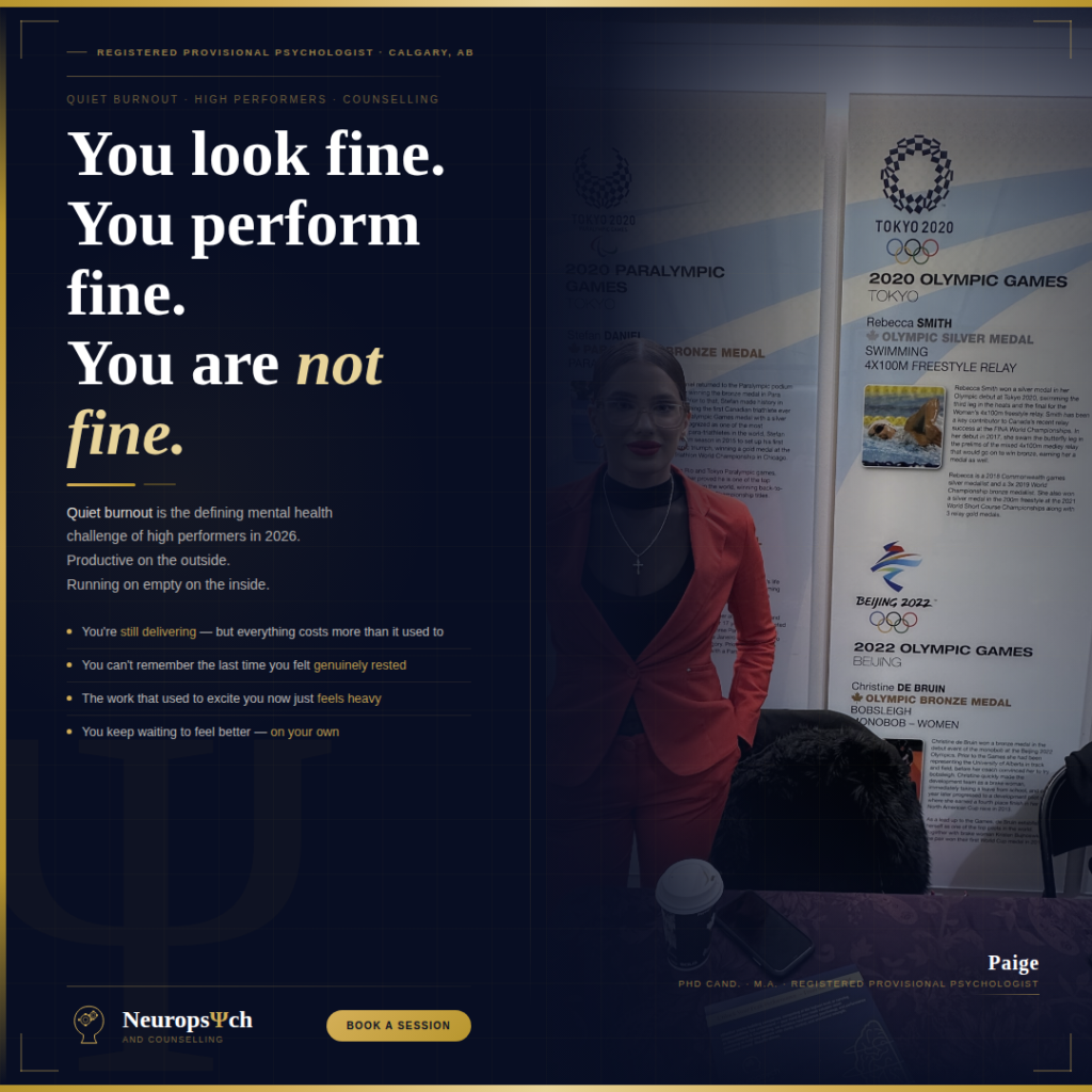 Burnout Calgary: You Look Fine. You Perform Fine. You Are Not Fine.